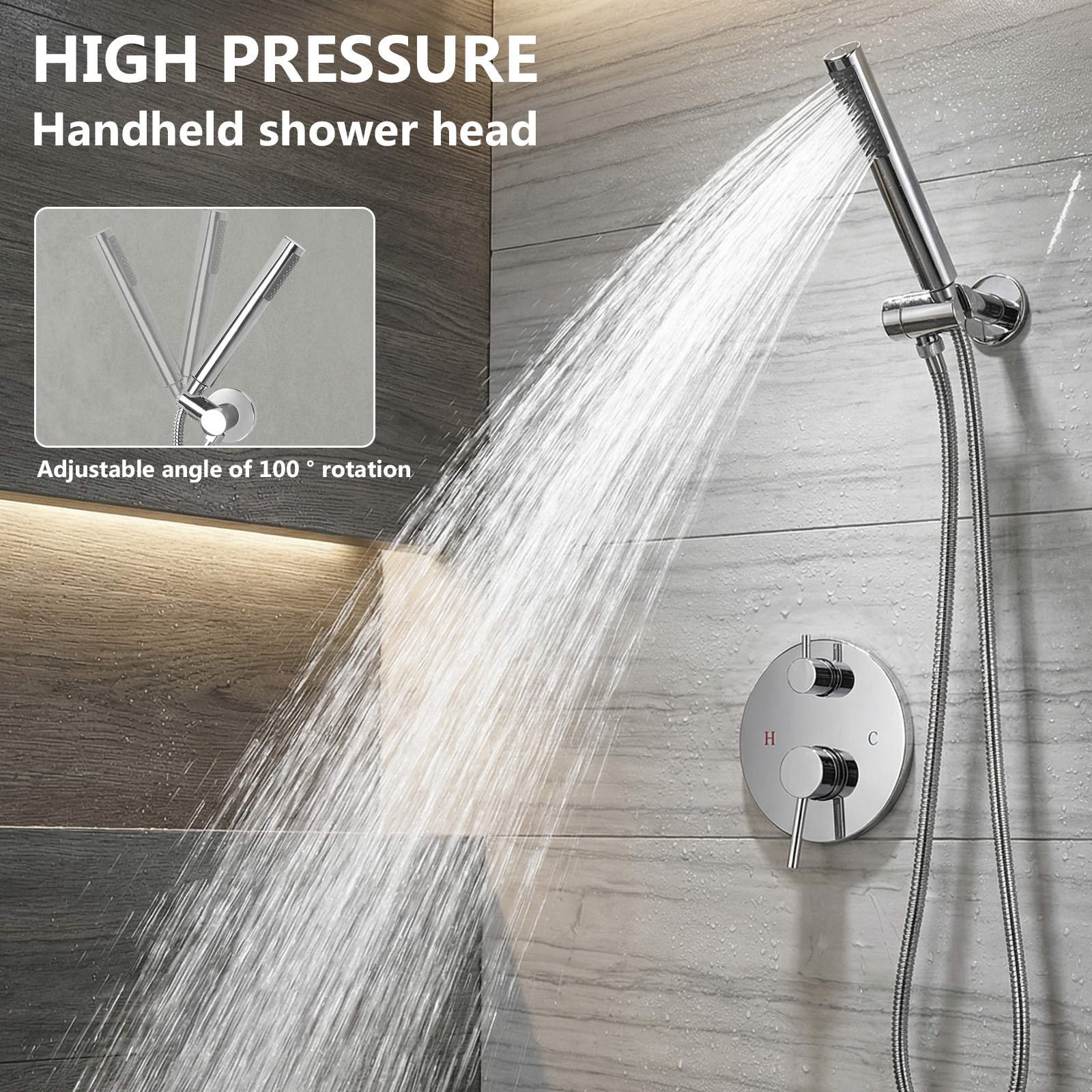 Ceiling Rainfall Shower Head S - Home In Bathroom recension och pris