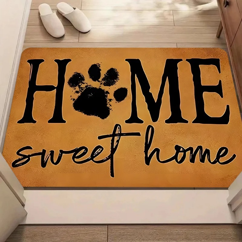 Pet Lover Paw Print Door Mat H - Home Bathroom Quotes recension och pris