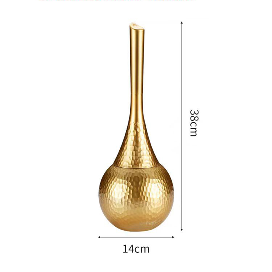Luxury Gold Toilet Brush Set R - Home Bathroom Cleaning Kit recension och pris