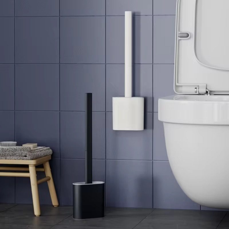 1PC Black Wall Mounted Toilet  - Home Bathroom Cleaning Kit recension och pris
