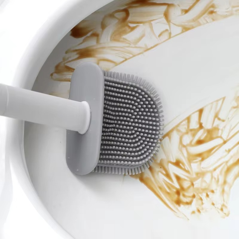 1PC Black Wall Mounted Toilet  - Home Bathroom Cleaning Kit recension och pris